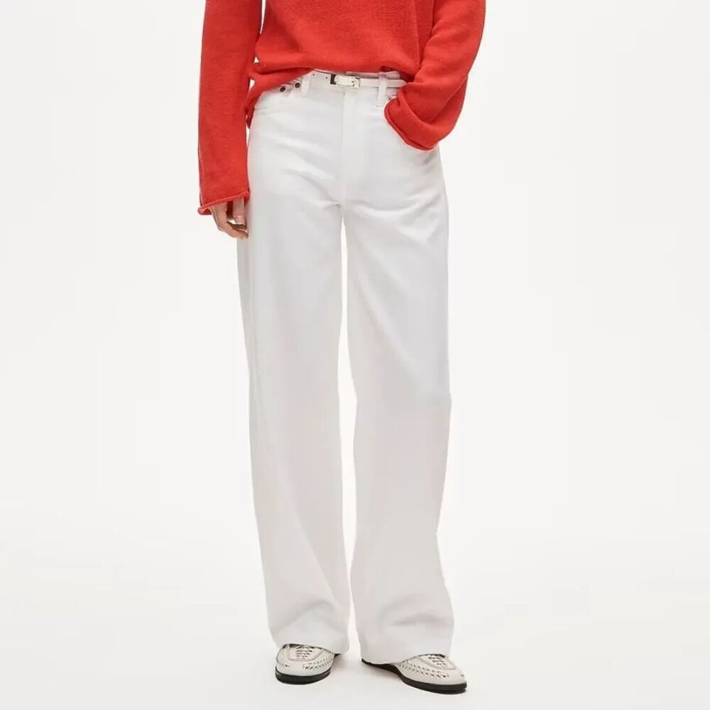 NWT J. Crew Summertime Jean, White Denim, Size 30 (35x30.5), CU828